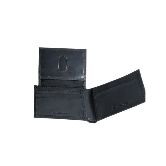 Dickies Genuine Leather Passcase Men's Wallet Black 31D1220004 New Free Shipping - Picture 3 of 7